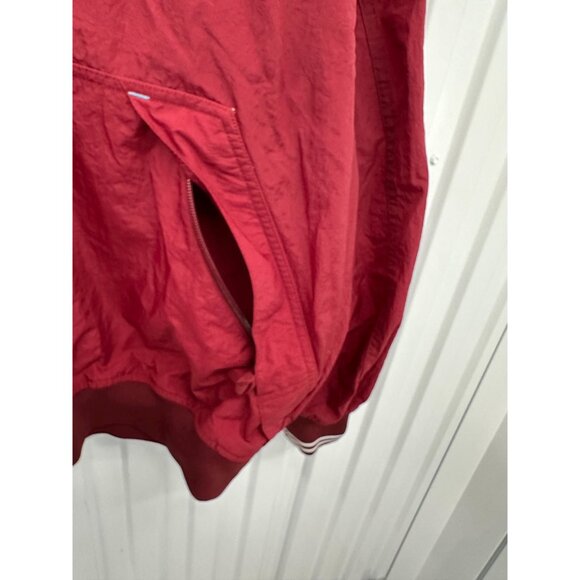 Vintage 90s Nike Red Oversized Windbreaker Jacket Size Medium (Fits XL) - Picture 4 of 7